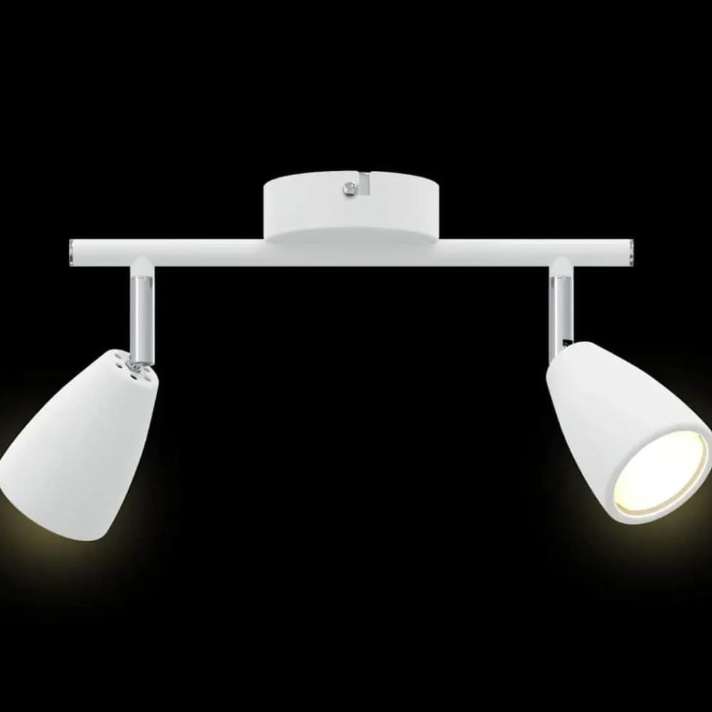 vidaXL Foco de techo con focos 25.5 x 8 x 16 cm Metal Outlet