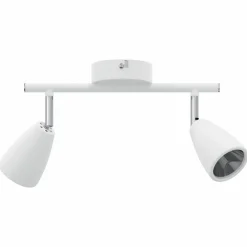 vidaXL Foco de techo con focos 25.5 x 8 x 16 cm Metal Outlet