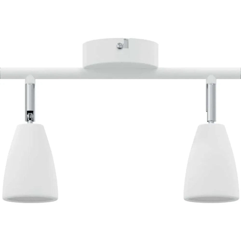 vidaXL Foco de techo con focos 25.5 x 8 x 16 cm Metal Outlet