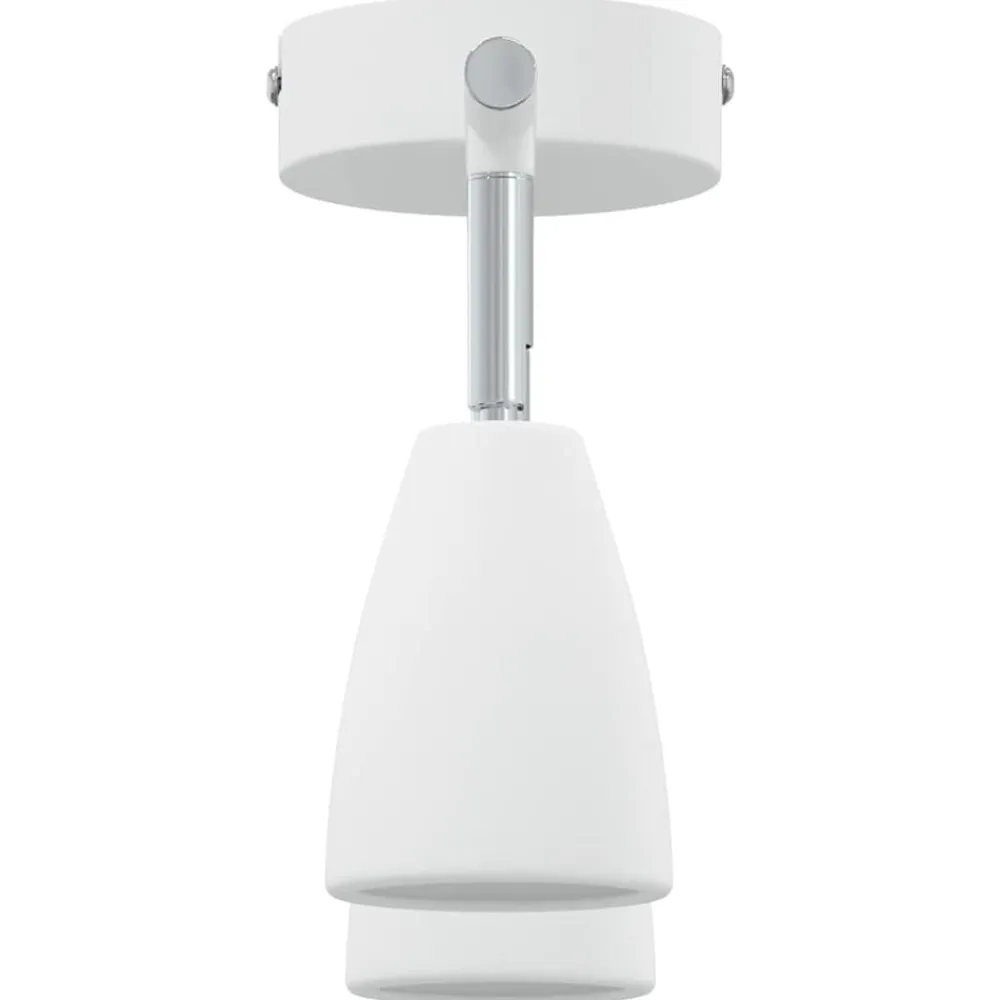 vidaXL Foco de techo con focos 25.5 x 8 x 16 cm Metal Outlet