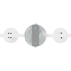 vidaXL Foco de techo con focos 25.5 x 8 x 16 cm Metal Outlet