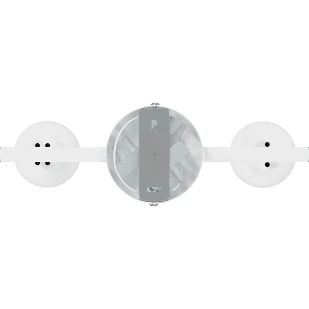 vidaXL Foco de techo con focos 25.5 x 8 x 16 cm Metal Outlet