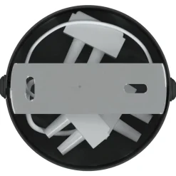 vidaXL Foco de techo con focos 6 x 6 x 16 cm Metal Negro Clearance