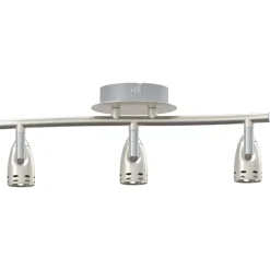 vidaXL Foco de techo con focos Níquel 36,5 x 10 x 12,5 cm Metal Best