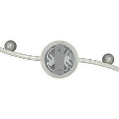 vidaXL Foco de techo con focos Níquel 36,5 x 10 x 12,5 cm Metal Best