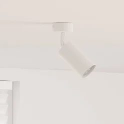 vidaXL Foco de techo con focos 6 x 6 x 16 cm Metal White