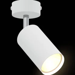 vidaXL Foco de techo con focos 6 x 6 x 16 cm Metal White