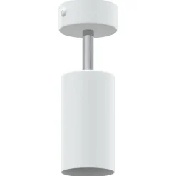 vidaXL Foco de techo con focos 6 x 6 x 16 cm Metal White
