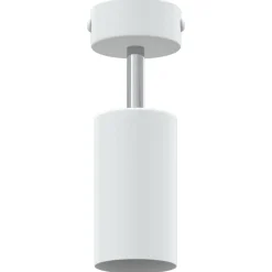vidaXL Foco de techo con focos 6 x 6 x 16 cm Metal White