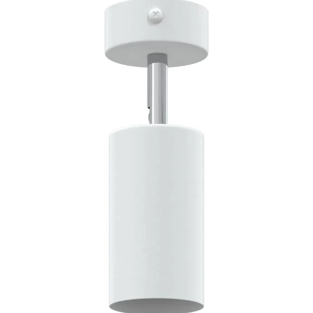 vidaXL Foco de techo con focos 6 x 6 x 16 cm Metal White