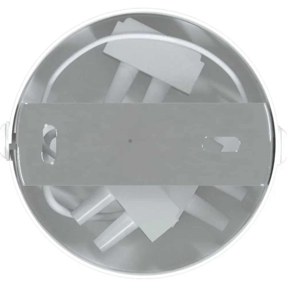 vidaXL Foco de techo con focos 6 x 6 x 16 cm Metal White
