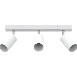vidaXL Foco de techo con focos 38 x 6 x 16 cm Metal White Outlet
