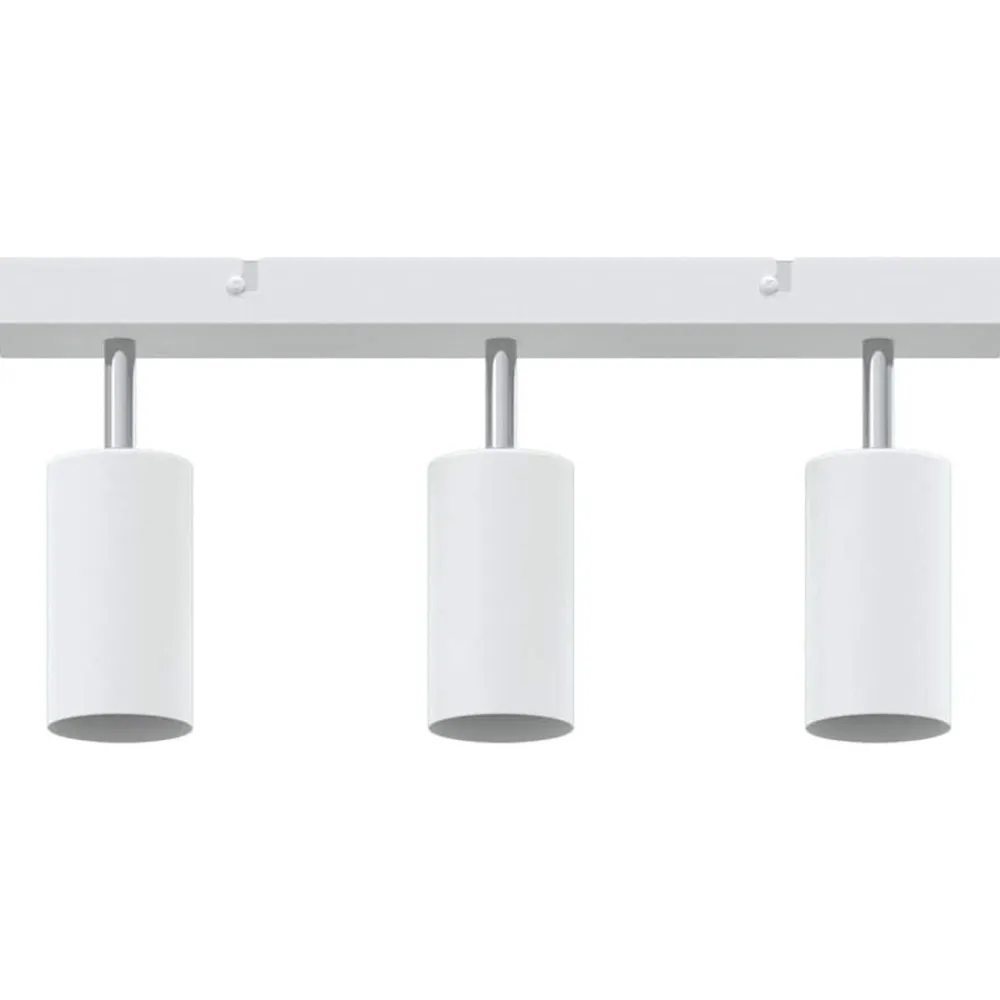 vidaXL Foco de techo con focos 38 x 6 x 16 cm Metal White Outlet