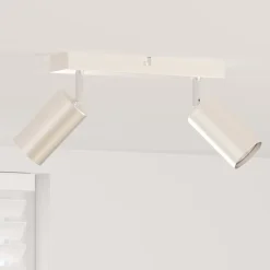 vidaXL Iluminación-Foco de techo con focos Níquel 26 x 6 x 16 cm Metal