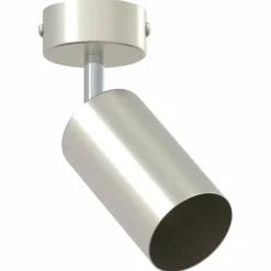 vidaXL Foco de techo con focos Níquel 6 x 6 x 16 cm Metal Níquel cepillado Best