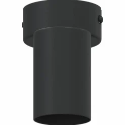 vidaXL Foco de techo con focos 6,5 x 6 x 11,5 cm Metal Negro Clearance