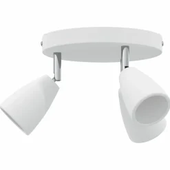 vidaXL Foco de techo con focos 19 x 19 x 14,5 cm Metal Discount
