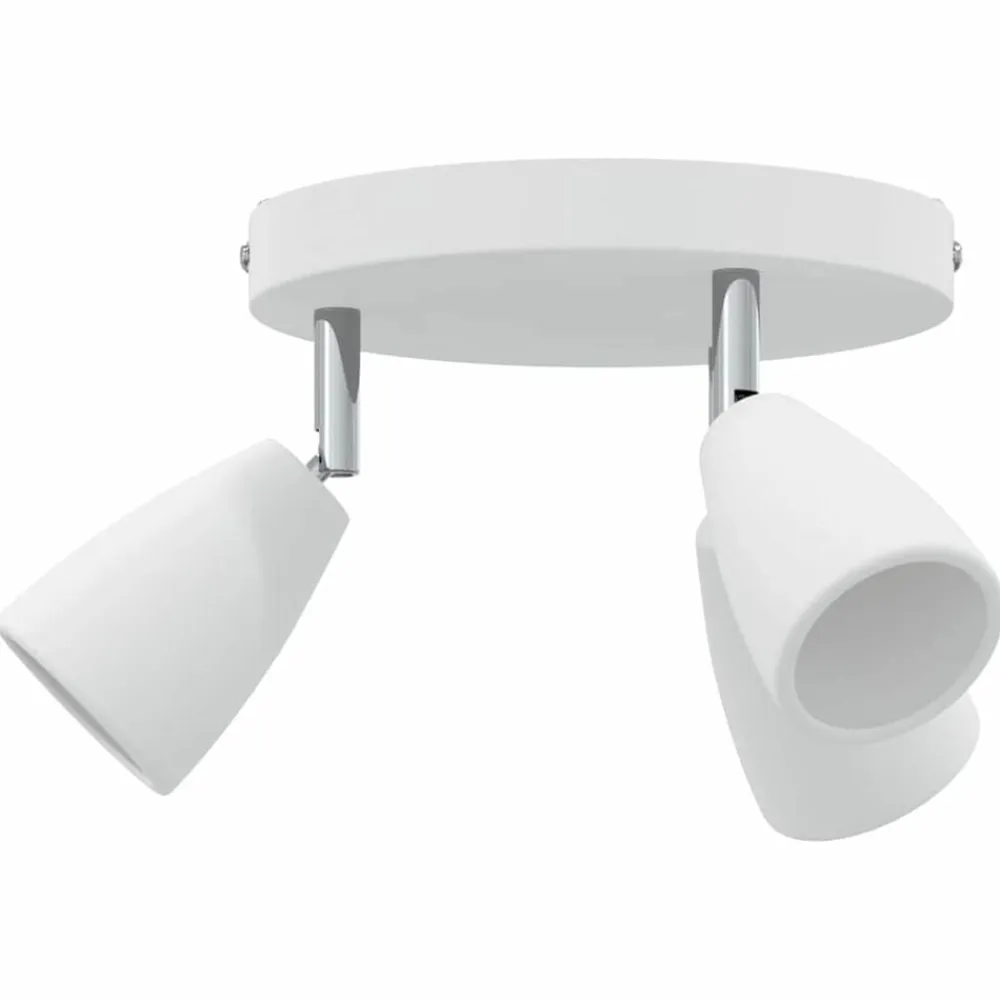 vidaXL Foco de techo con focos 19 x 19 x 14,5 cm Metal Discount