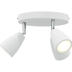 vidaXL Foco de techo con focos 19 x 19 x 14,5 cm Metal Discount