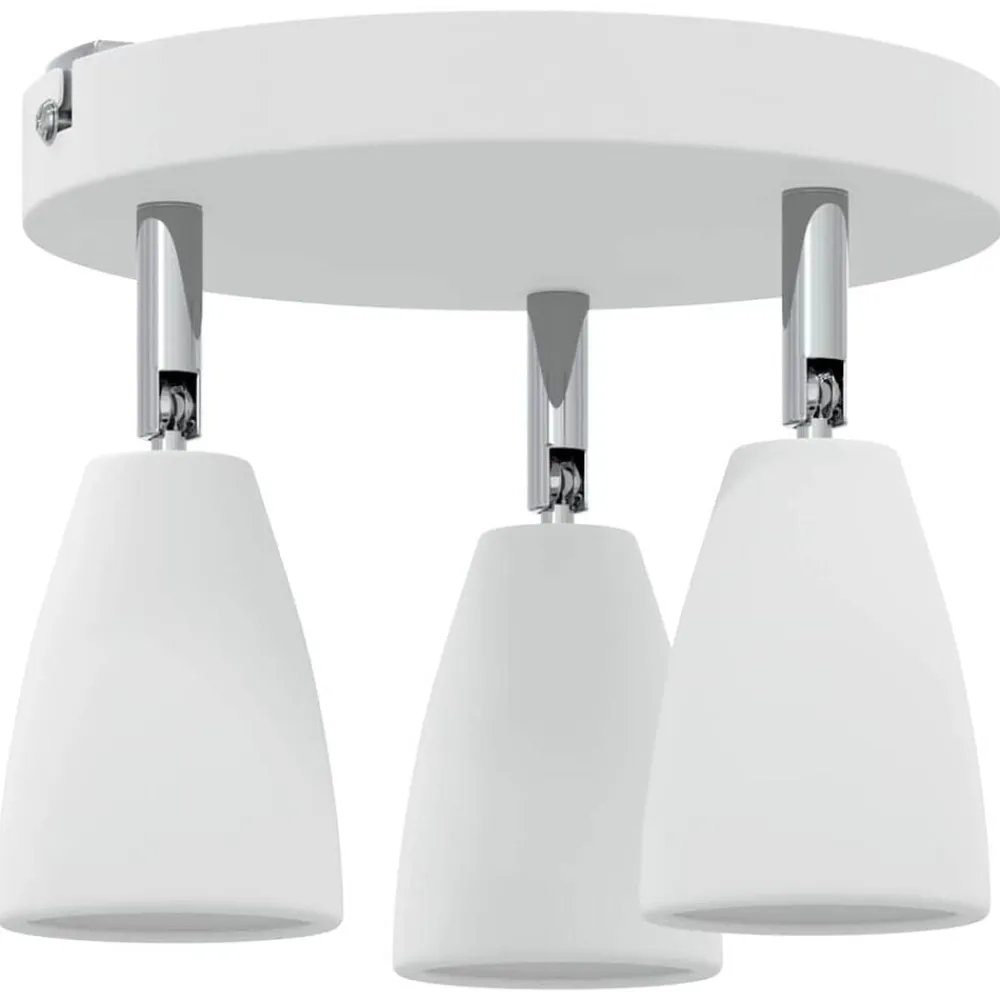 vidaXL Foco de techo con focos 19 x 19 x 14,5 cm Metal Discount