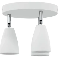 vidaXL Foco de techo con focos 19 x 19 x 14,5 cm Metal Discount
