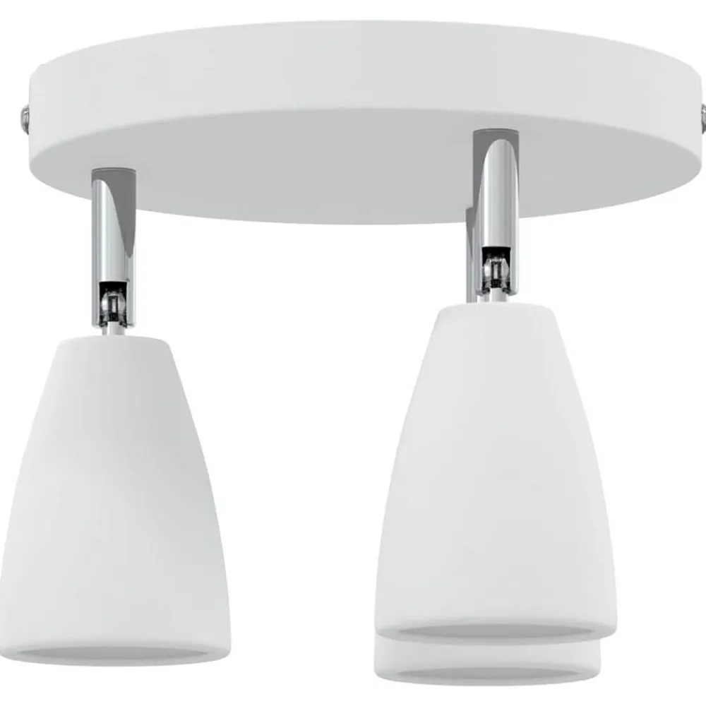 vidaXL Foco de techo con focos 19 x 19 x 14,5 cm Metal Discount