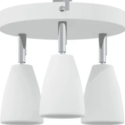 vidaXL Foco de techo con focos 19 x 19 x 14,5 cm Metal Discount
