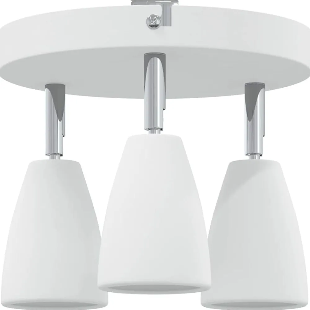 vidaXL Foco de techo con focos 19 x 19 x 14,5 cm Metal Discount
