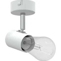 vidaXL Foco de techo con focos 6,5 x 6 x 11,5 cm Metal White Discount