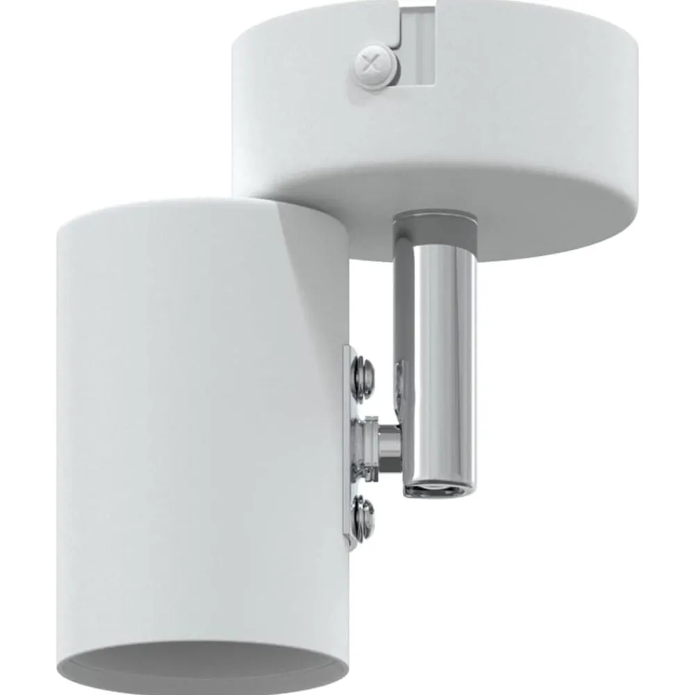 vidaXL Foco de techo con focos 6,5 x 6 x 11,5 cm Metal White Discount
