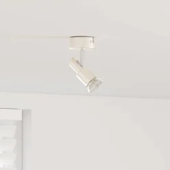 vidaXL Iluminación-Foco de techo con focos Níquel 8 x 8 x 10,5 cm Acero