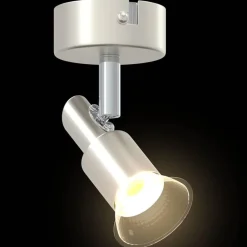 vidaXL Iluminación-Foco de techo con focos Níquel 8 x 8 x 10,5 cm Acero