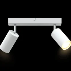 vidaXL Foco de techo con focos 26 x 6 x 16 cm Metal White New