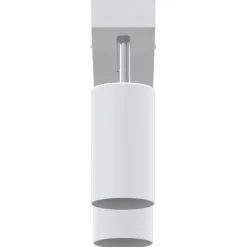 vidaXL Foco de techo con focos 26 x 6 x 16 cm Metal White New