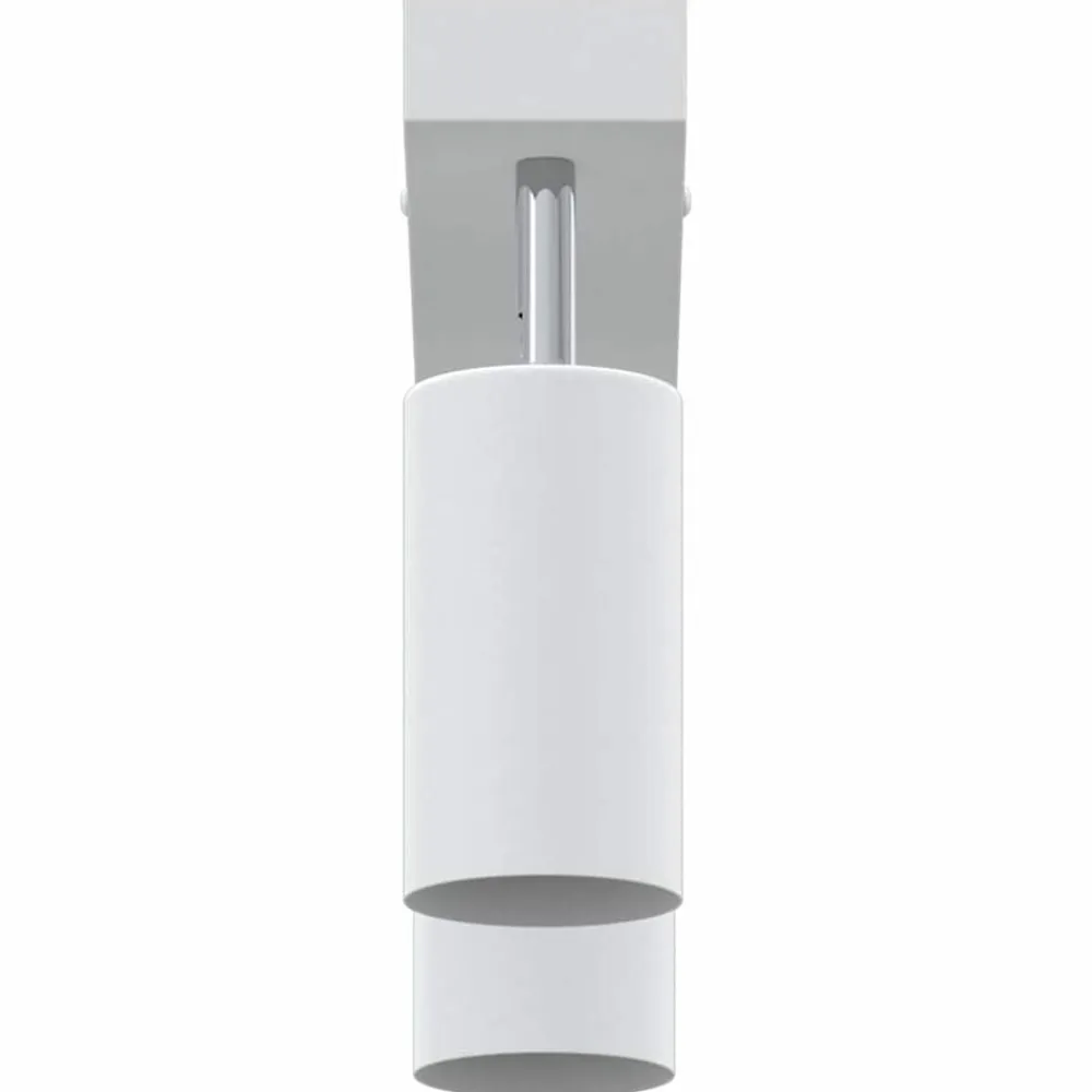 vidaXL Foco de techo con focos 26 x 6 x 16 cm Metal White New