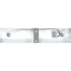vidaXL Foco de techo con focos 26 x 6 x 16 cm Metal White New