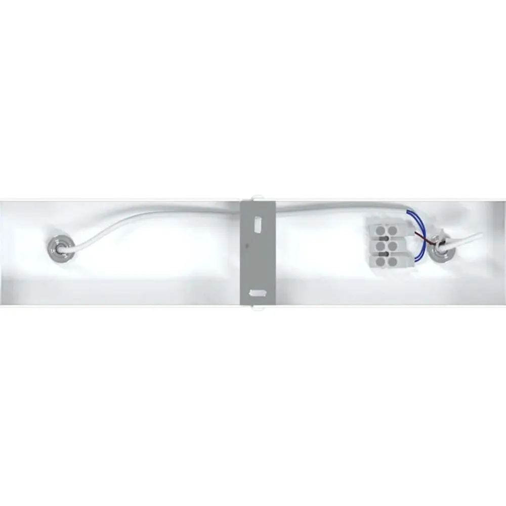 vidaXL Foco de techo con focos 26 x 6 x 16 cm Metal White New