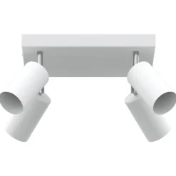vidaXL Foco de techo con focos 26 x 26 x 16 cm Metal White Discount