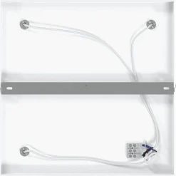 vidaXL Foco de techo con focos 26 x 26 x 16 cm Metal White Discount