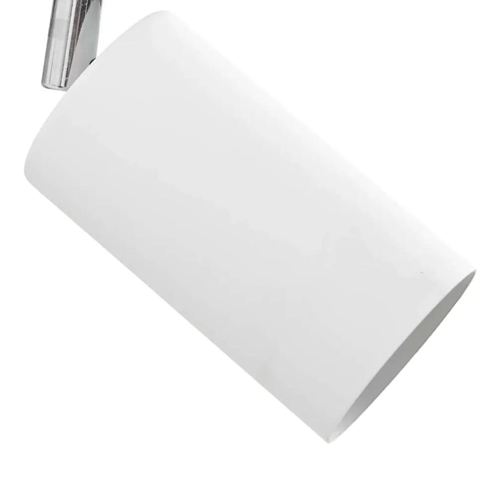 vidaXL Foco de techo con focos 26 x 26 x 16 cm Metal White Discount