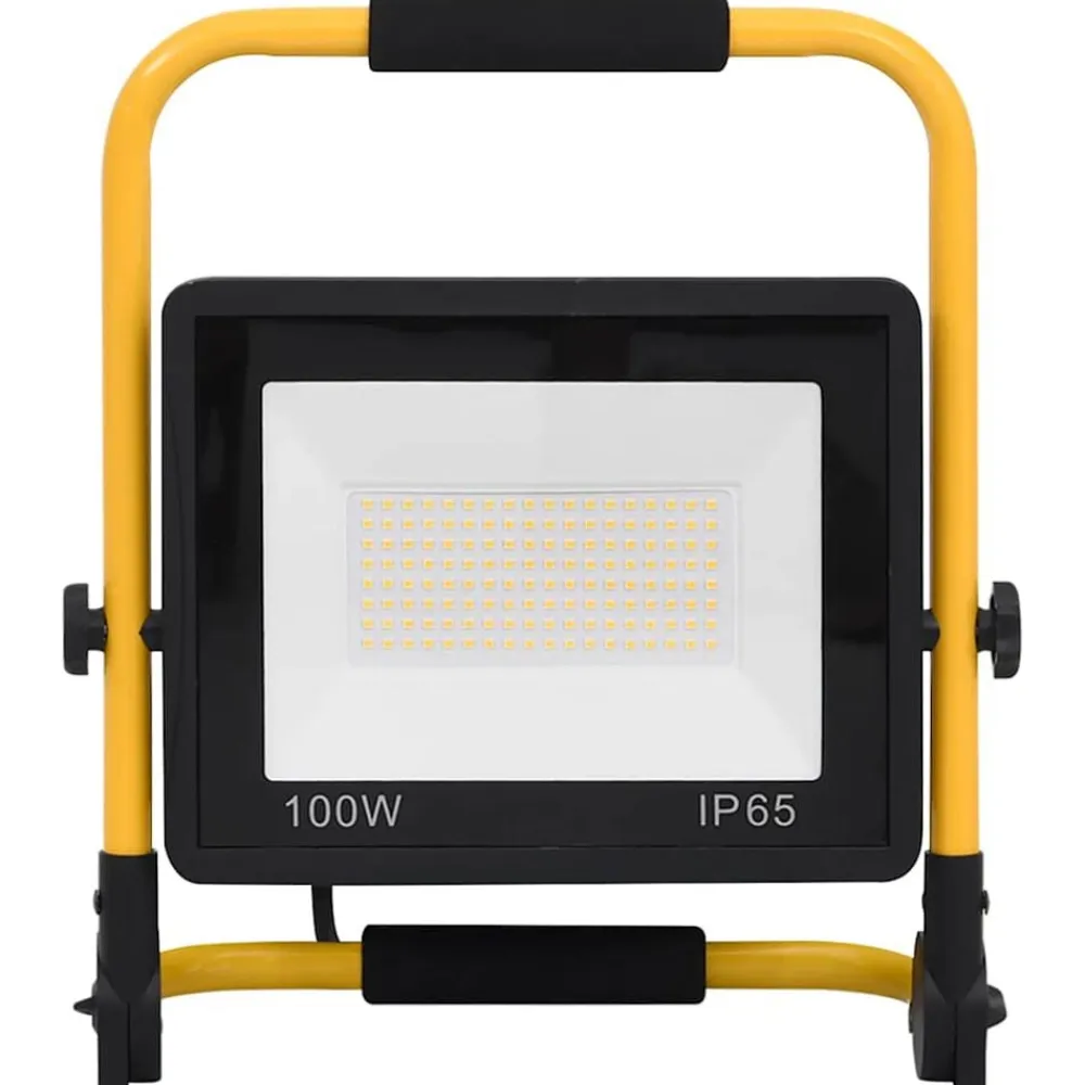 vidaXL Iluminación-Foco LED con asa 100 W blanco cálido