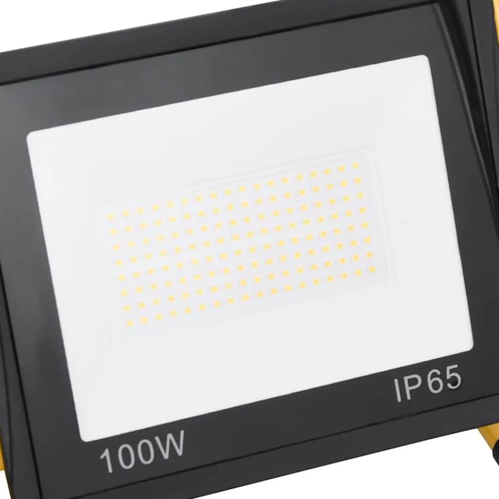 vidaXL Iluminación-Foco LED con asa 100 W blanco cálido