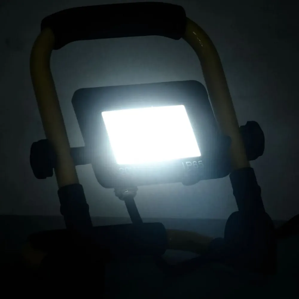 vidaXL Iluminación-Foco LED con asa 20 W blanco frío