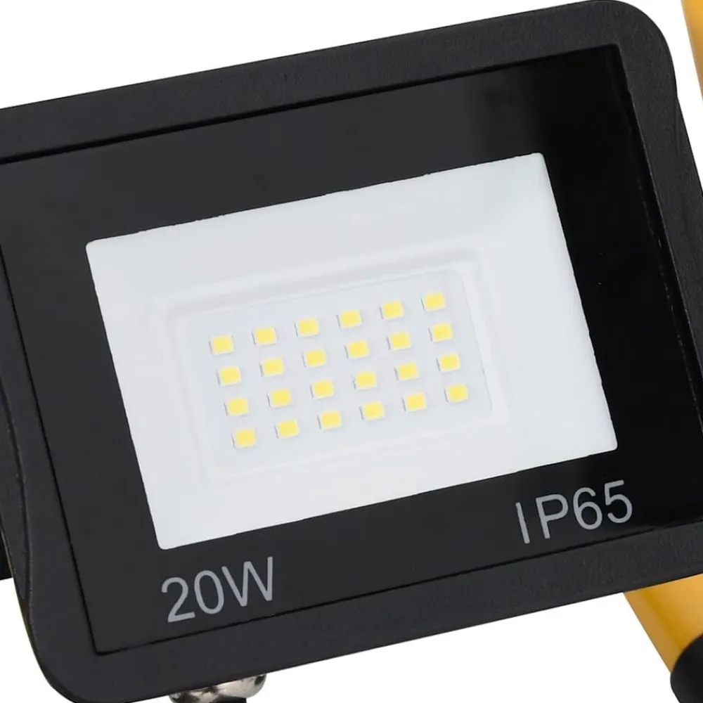 vidaXL Iluminación-Foco LED con asa 20 W blanco frío
