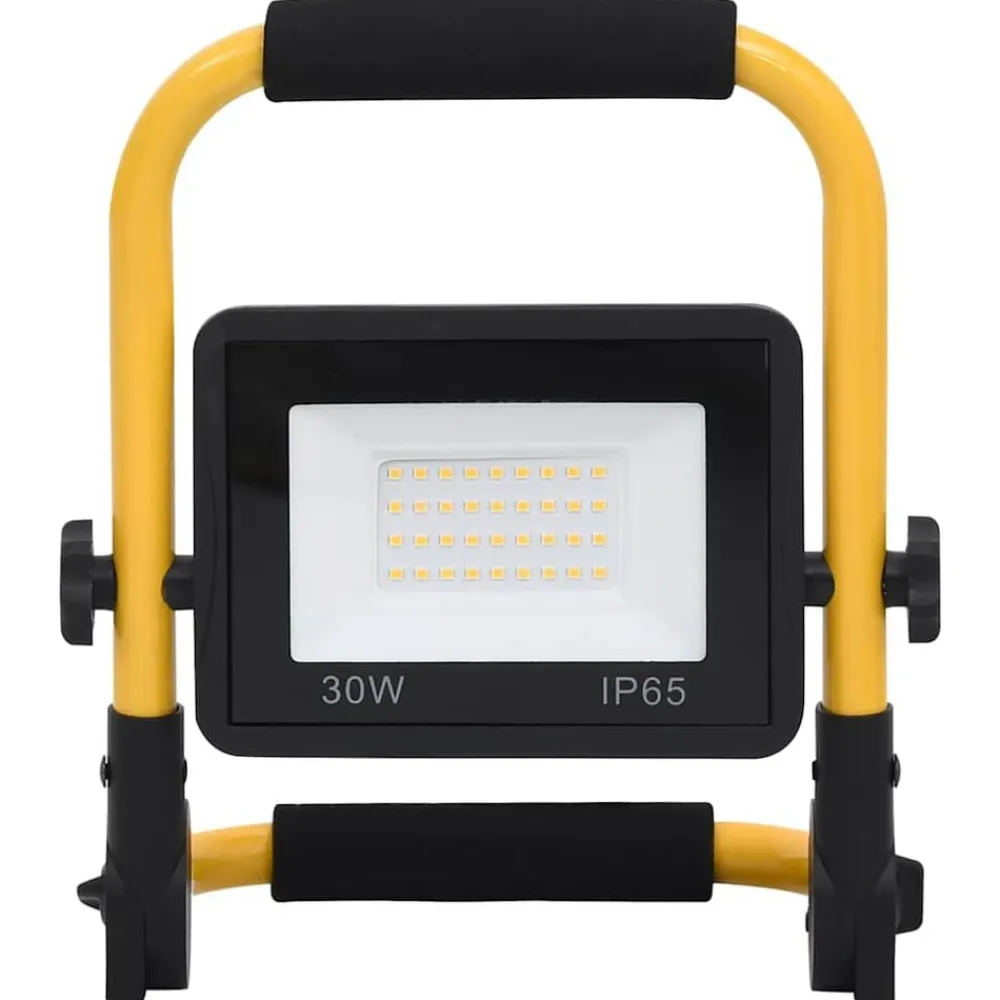 vidaXL Iluminación-Foco LED con asa 30 W blanco cálido