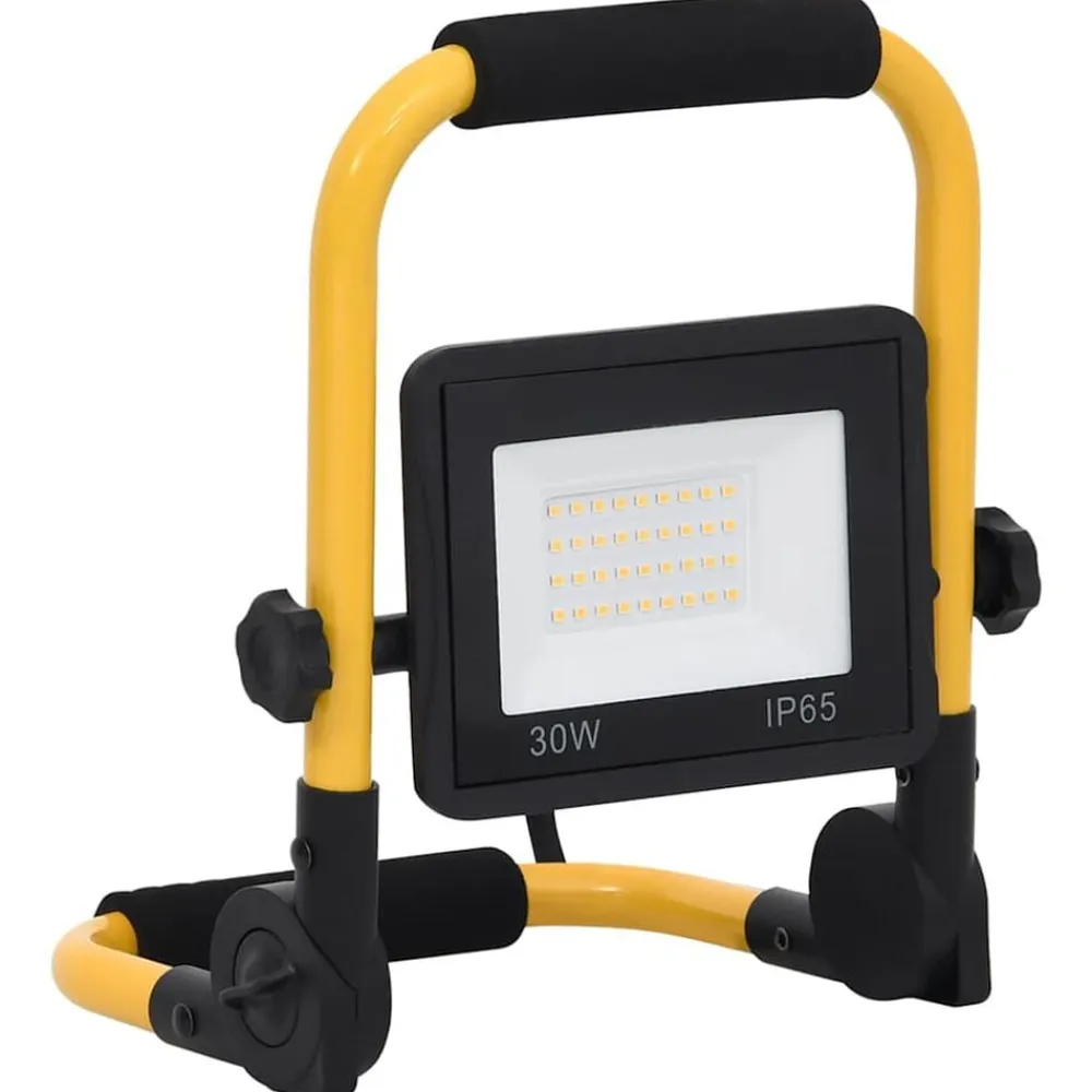 vidaXL Iluminación-Foco LED con asa 30 W blanco cálido