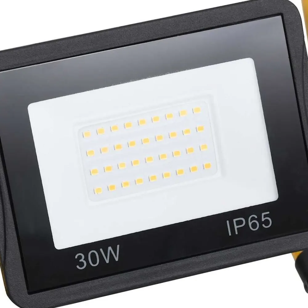 vidaXL Iluminación-Foco LED con asa 30 W blanco cálido
