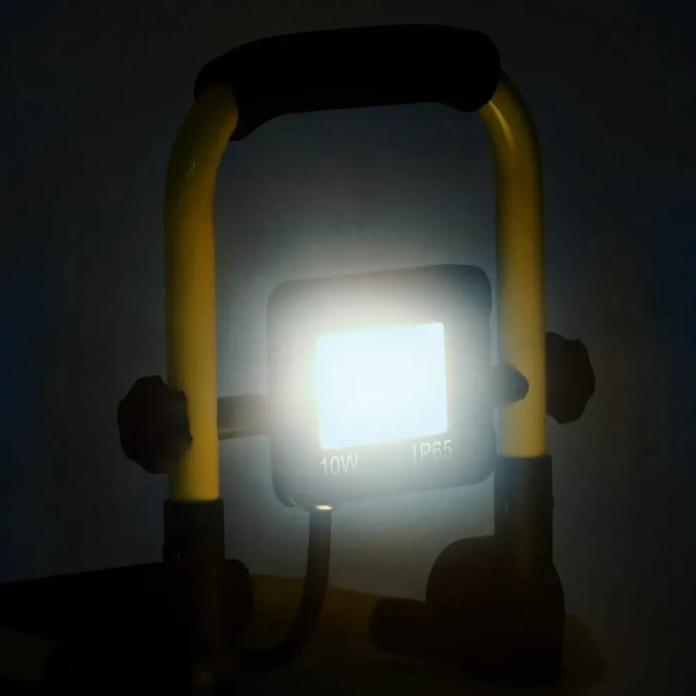 vidaXL Iluminación-Foco LED con asa 10 W blanco frío