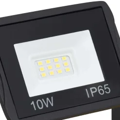 vidaXL Iluminación-Foco LED con asa 2x10 W blanco cálido