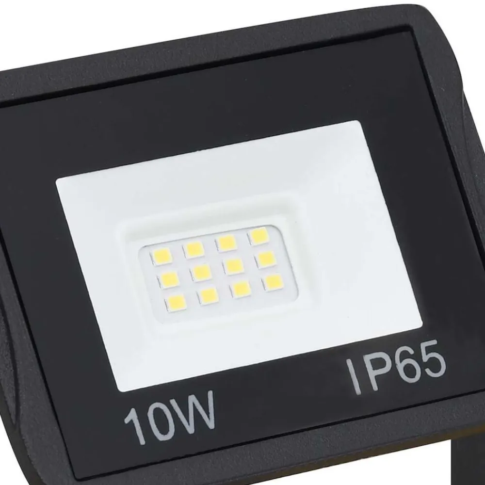 vidaXL Iluminación-Foco LED con asa 2x10 W blanco cálido